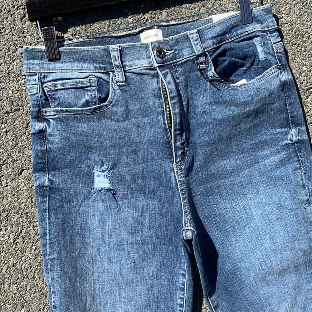 High Rise Straight Leg Jeans - Picture 2 of 3
